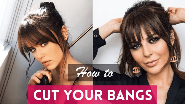 Cutting my own bangs at home by Tabitha Gingerich